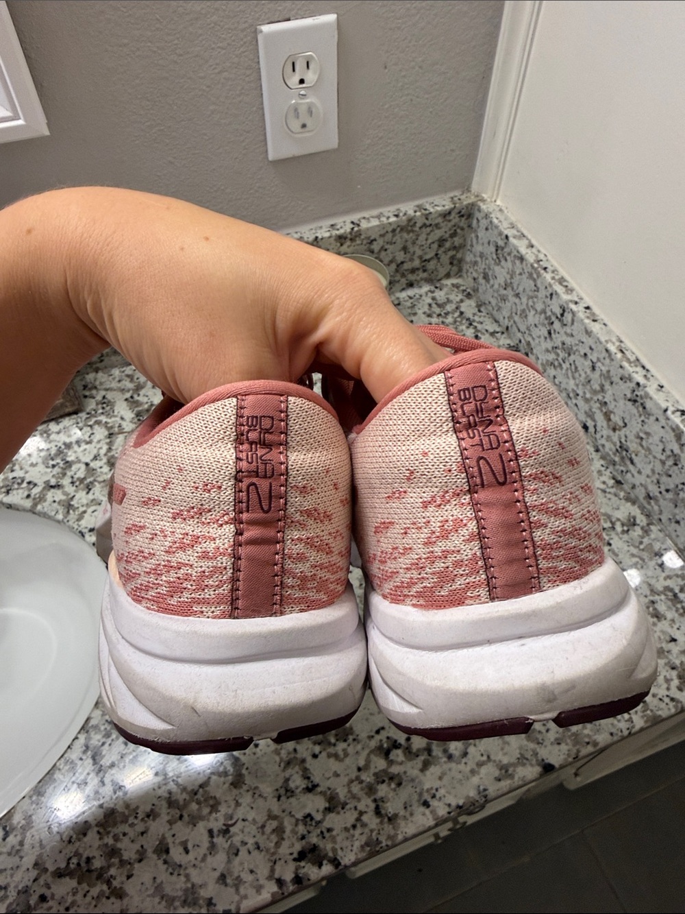 ASICS Women's pink Dyna Blast 2 Running Sneakers - Picture 5 of 6